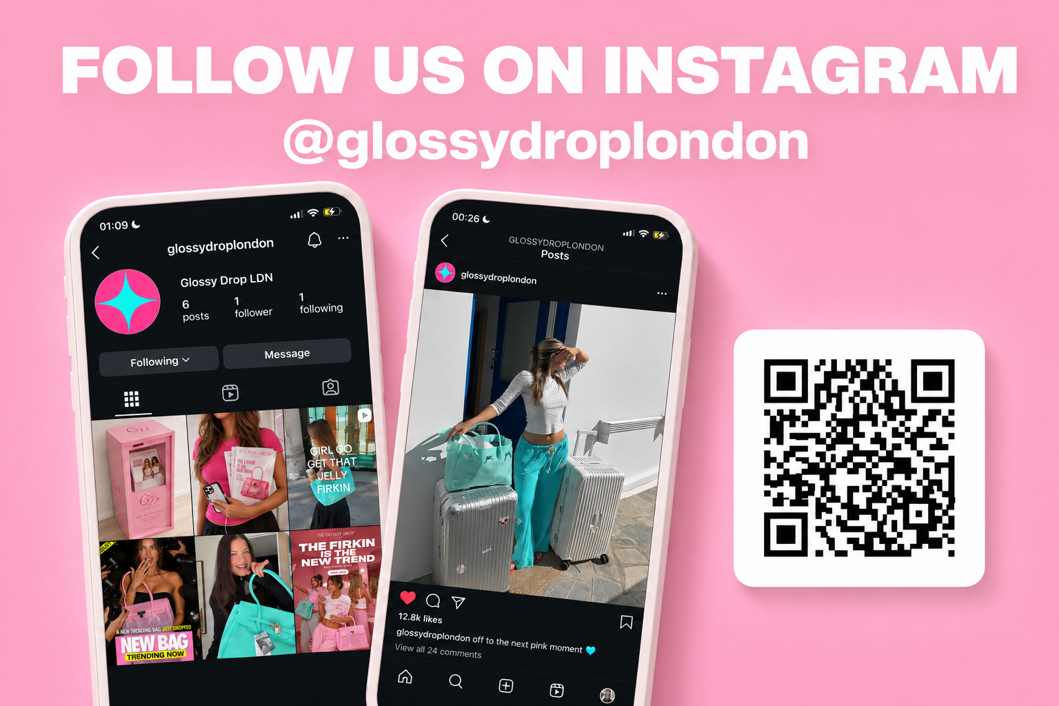 Follow @glossydroplondon on Instagram