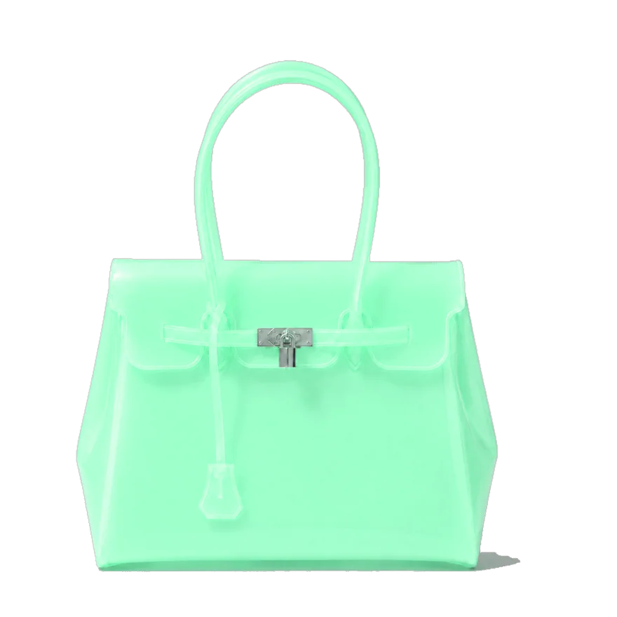 Cucumber jelly gloss bag handbag, 360° view