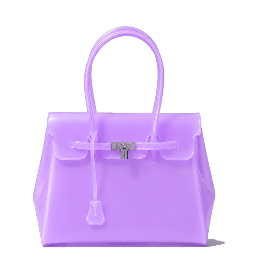 Grape jelly gloss bag handbag, 360° view