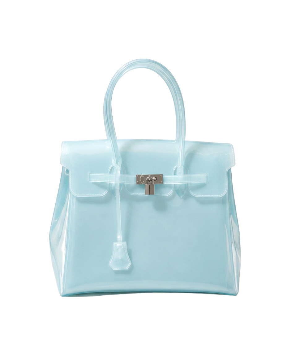 Sky jelly Firkin handbag detail