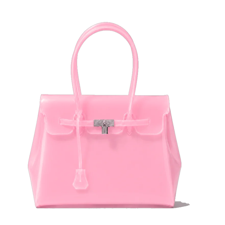 Marshmallow jelly gloss bag handbag, 360° view