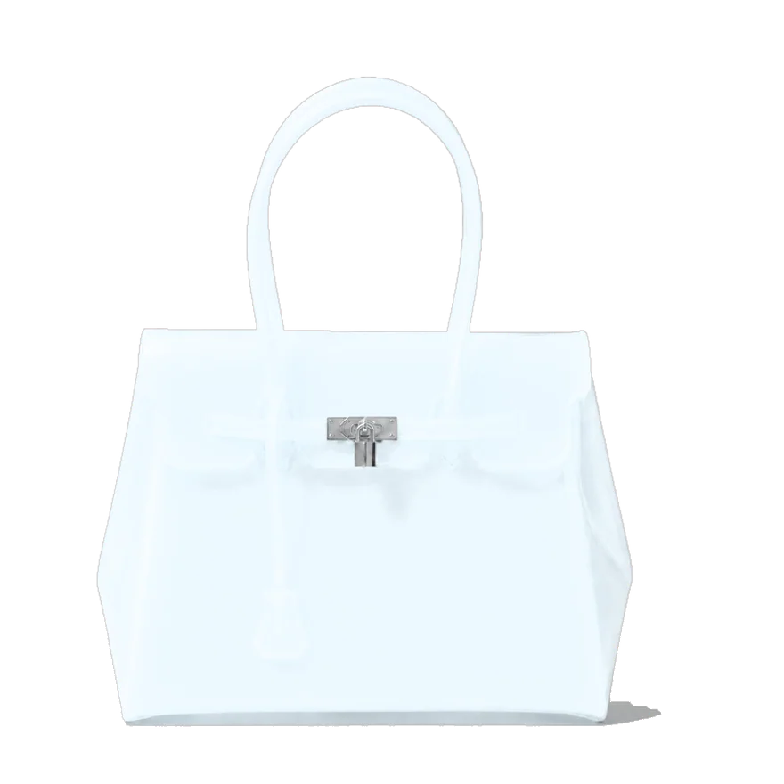 Ice jelly gloss bag handbag, 360° view