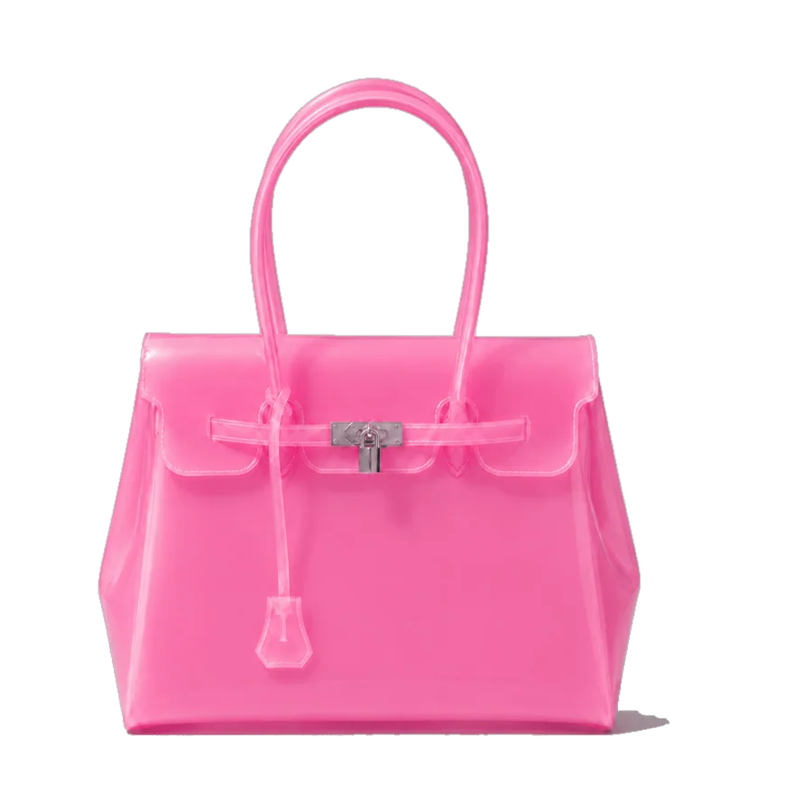 Bubblegum jelly gloss bag handbag, 360° view